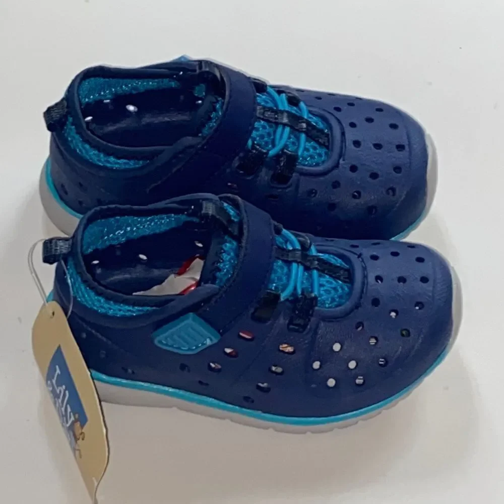 Lily Dan Blue Kids Boy Shoes Size 5:6